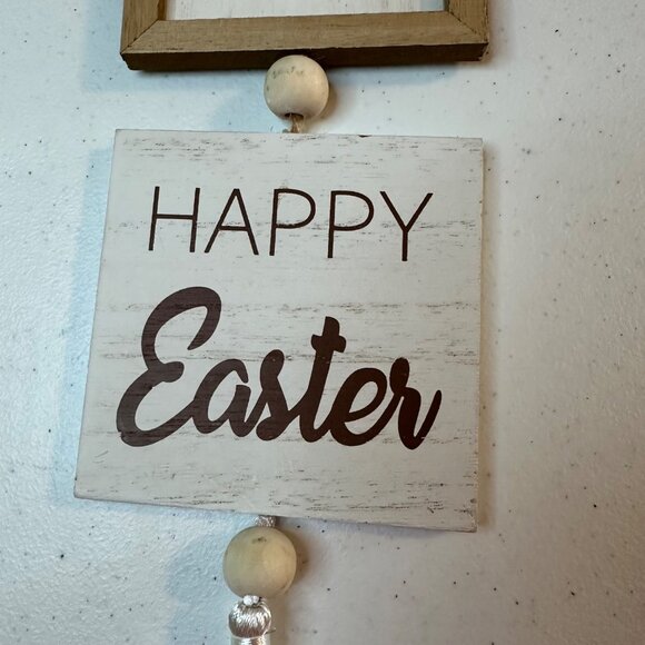 Happy Easter with Easter Bunny Hanging Wall Decor - HAPPY HAPPY HAPPY EASTER - Picture 6 of 11